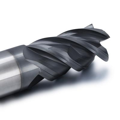 China Milling Cutter Zhy Solid Carbide 4 Flute Square End Mill with Variable Helix to Isolate Vibration for Stainless Steel Cutting for sale