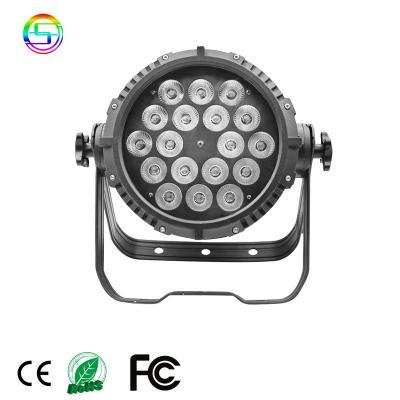 China Wedding High Quality Variable Light Par 64 Color LED Par 18x18w 6in1 Indoor Or Outdoor DJ Lights for sale