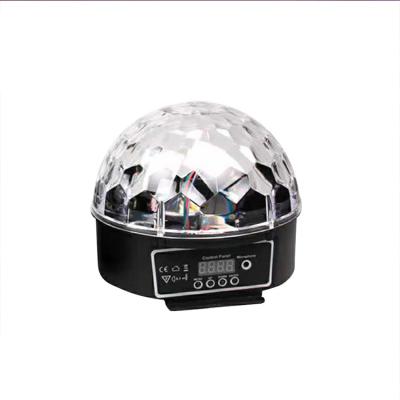 China Hot selling 6*3w theme park led Crystal Magic Ball,crystal magic ball lamp mp3 player sound for sale