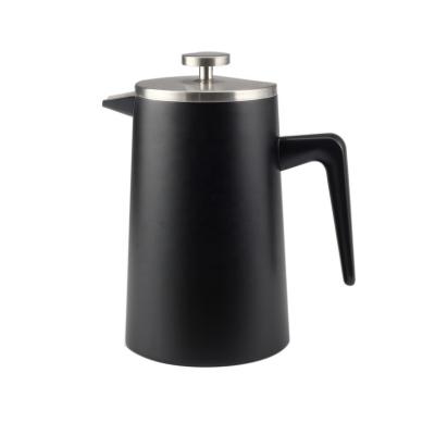 China Sustainable French Press Double-Wall Stainless Steel Coffee and Tea Maker, 1.0L for sale