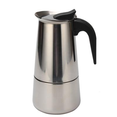 China Viable Stovetop Espresso Maker Mocha Pot, Stainless Steel Espresso Machine Mocha Maker For Electric Ceramic Stovetop for sale