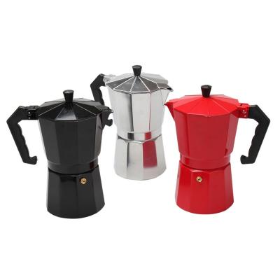 China Stovetop Espresso Machine Moka Pot Espresso And Coffee Maker Viable For For Gas Or Ceramic Stovetop for sale