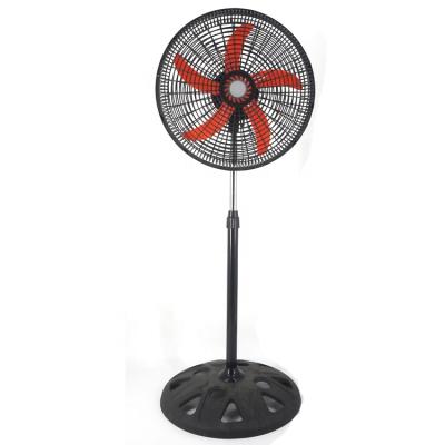 China New Arrival Commercial Metal 5 Blades 18 Inch Household Adjustable High Usage Cooling Electric Oscillating Pedestal Rotating Standing Fan for sale