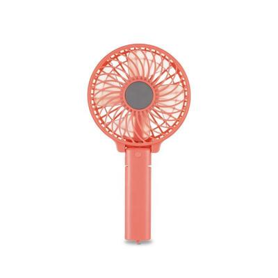 China 12V Portable Customized Summer Features DC Small Electric Hand Fan Portable USB Rechargeable Mini Fan for sale