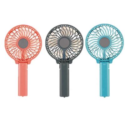 China Child Student Pink Mini Handheld Small/Portable 3 Speed ​​Electric Fan USB Rechargeable Battery Charging Hand Held Fan for sale