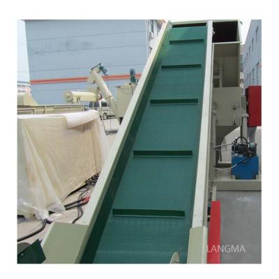 China LANGMA plastic recycling waste pp pe plastic film recycling machine for PE film crushing washing line for sale