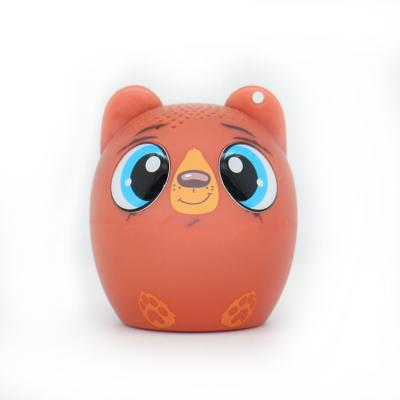 China Wireless Charger Outdoor Cute Bear Speaker For Mobile Phone Factory High Quality OEM&ODM BT Mini Speaker for sale