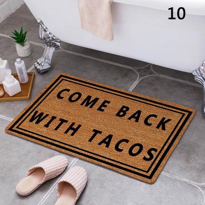 China Custom Washable Hot Selling Carpet Low Profile Door Mat Non-Slip Mat for sale