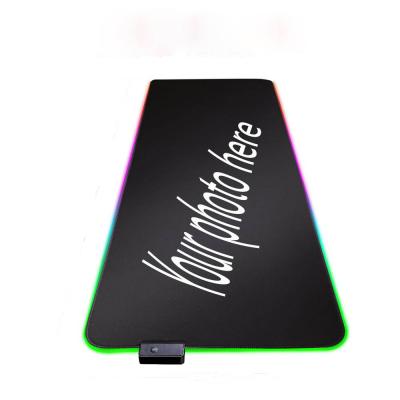 China Mairuige RGB OEM 7 Colors DIY Gaming Large RGB Mouse Pad Gaming Accessories Mat Mousepad LED Light USB Wired RGB Custom Mouse Pads for sale