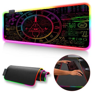 China RGB Gaming Mouse Pad Large Gaming Mouse Pad With Backlight RGB Computer Mouse Pad for sale