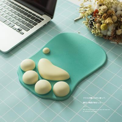 China With Wrist Rest Soft Silicone Cat Claw Material Wrist Mouse Pads Cute For Office And Home Wrist Rest for sale