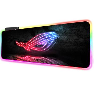 China RGB Glow Gamers Mousepad RGB Gaming Mouse Pad 400X900X3MM Desktop Keyboard Pad Gaming Mat Republic for sale