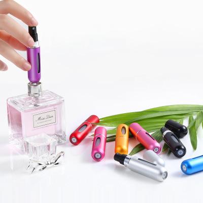 China Cosmetic High Quality Empty Pocket 5Ml Aluminum Perfume Atomizer for sale