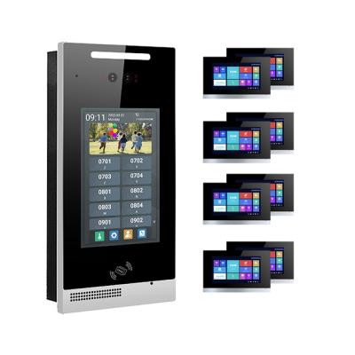 China Video Door Phone Intercom IP Intercom Wireless Intercom Access Control System Multi Door Apartment for sale