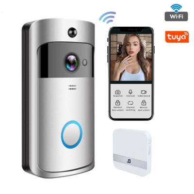 China Intercom Monitoring For Wifi Ring With Home Visual Camera Doorbell Intercom Door Tuya Smart Wireless Doorbell for sale