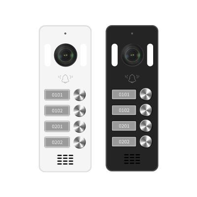 China Intercom Monitoring Open Call 4 Wire Villa Door Security Camera Smart Cable Doorbell Video Intercom Apartments Support 4 Outdoor for sale