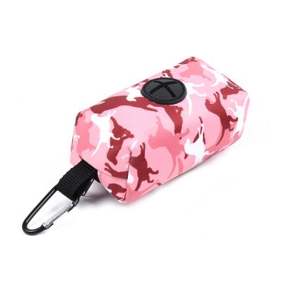 China 2022 High Quality Stocked Camouflage Pet Leash With Custom Scrap Dog Sports Bag Black Poop Dog Feeder Treat Walking Bag for sale