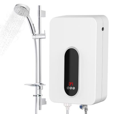 Chine HOT Cheap Plastic Tankless 3000W Bathroom Faucet Hot Cold Water Tap Instant Electric Water Heaters With Shower Head à vendre