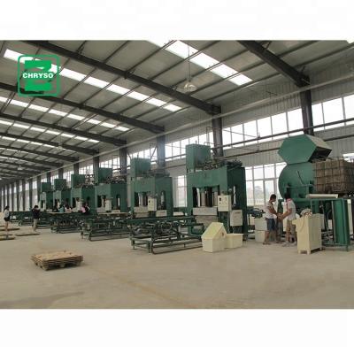 China Factory Wood Compressed Pallet Making Machine For Chinese Supplier Customized Compressed Molded Wood Pallet Machine For Wood Chips for sale