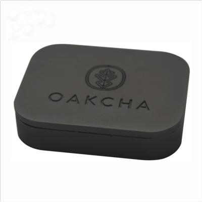 China Wholesale Personalized Personal Care Matte Black Wax Perfume Container With Insert for sale