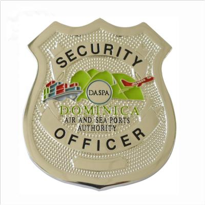 China China high quality advertised die casting police metal badge for sale