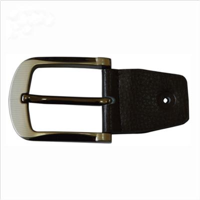 China Classic Durable Metal Belt Buckle Men's Clip Belt Buckle With Leather for sale