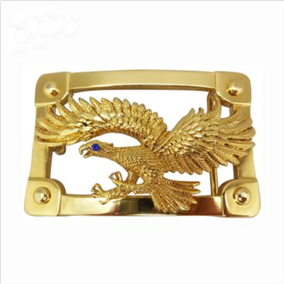 China Fashionable Square Shape Metal Belt Buckle Gold Plated Belt Buckle For Women for sale