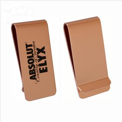 China Top Quality Copper Europe Dollar Money Clip With Custom Logo for sale