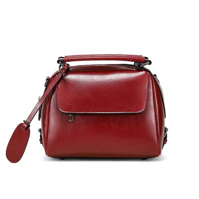 China 2021 Multifunctional Luxury Handbags For Women Ladies Cross - Body Shoulder Bag Handbags Oil Wax Leather Small Bags for sale