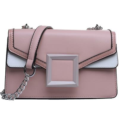 China Guangzhou Factory Fashion Multifunctional Women's Small Square Mini Chain Sling Bag For Girls Clutch Bags Ladies for sale