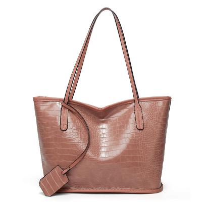 China 2021 Fashion Women Desiner Multifunctional Hot Sale Crocodile Tote Bag Handmade Leather Lady Bags Handbag for sale