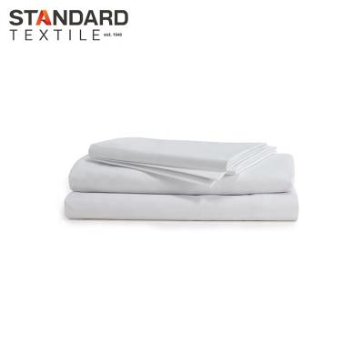 China Antistatic 100% Standard Textile T300 Cotton Bed Sheet Hotel Bed Linen for sale