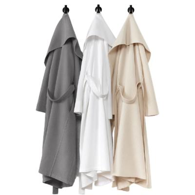 China QUICK DRY luxury five star hotel cotton waffle weave bathrobe quality organic long robe bathrobe for sale