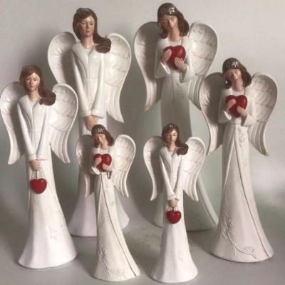 China Christmas Angel Ornament from Angel Figurines Resin Christmas Ornaments from Africa Holiday Decorations for sale