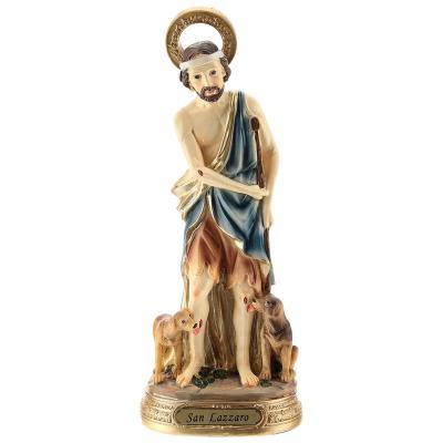 China Custom Made Saint Lazarus Africa OEM Statues Resin Figure For Home Decoration for sale