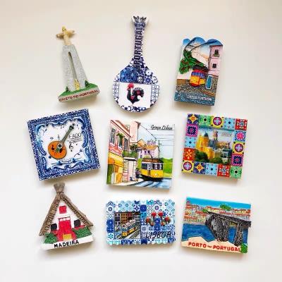 China Europe Printing Resin Fridge Magnets Portugal A Fridge Magnets Office Magnets for sale