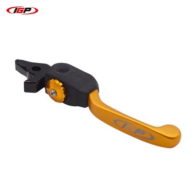 China Universal Motorcycle Hand Levers Forged Aluminum Folding Dirt Bike Motorcycle Brake Lever for sale