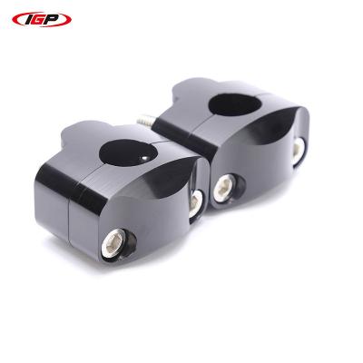 China Modern 22.2mm Motorcycle Clamp Riser Handlebar Smooth Outer Clamp for sale