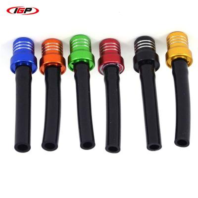 China Popular Universal 7 Color Hose Tube Vent Duct Motorcycle Fuel Tank Cap Throttle Valve for sale