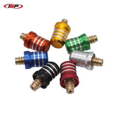 China Popular CNC Machined Aluminum Alloy Atmospheric Valve Fuel Tank Cap Vent Pipe Tube for sale