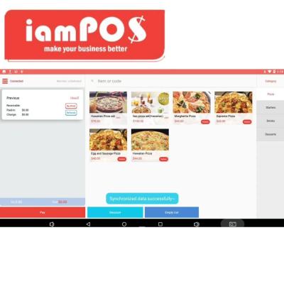 China Achtergrondbeheersoftware Cloudy Retail met POS APP en Kitchen Printer Support Te koop