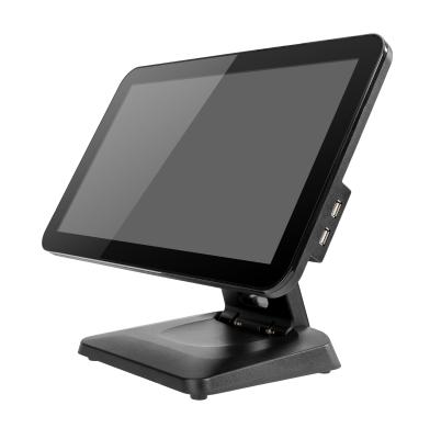 China 15 or 15.6 Inches Display LED Touch Monitor for Foldable Metal Material POS Terminals for sale