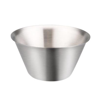 China 304 Stainless Steel Ice Cream Mixing Bowl Soup Salad Dinner Serving Bowl Viable Hot Selling Home Restaurant Bowl for sale