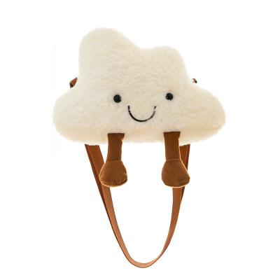 China Women's Daily Custom High Quality Plush Bags Small MOQ Low Phone Purse Faux Fur Stuffing Bag Lolita Style for sale