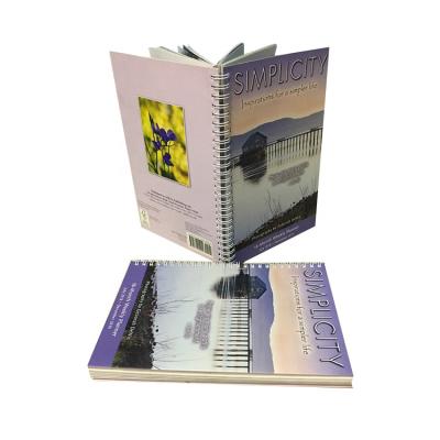 China Professional Custom Paper Binding Kids Education Cover Wire O Planners And Notebooks Printing for sale