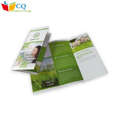 China Wholesale Full Color Customized Printed Advertising Brochure Folder Flyer Printing Manufacturer In China for sale