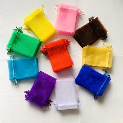 China Wholesale Cheap Luxury Drawstring Organza Matching Bags For Brushes for sale