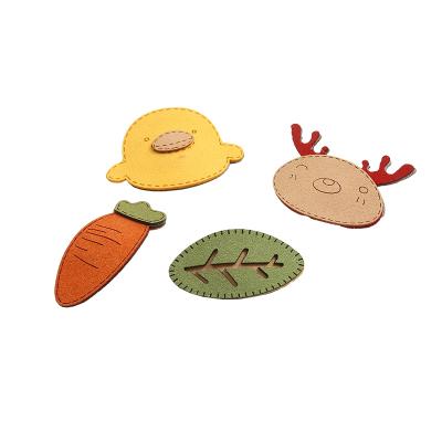 China Small Soft Cute Japanese Yellow Duck Hairpin Carrot Lucky Hair Accessories Hair Tie Set Bangs Hair Rope Hairpin for sale