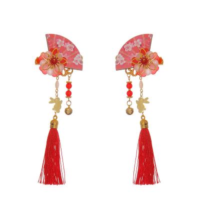 China Han Chinese Costume Headwear Hair Accessories Girls Platypus Barrettes Children's Retro Accessories Hair Accessories Wholesale for sale