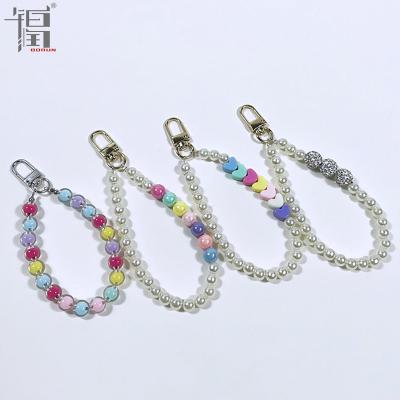 China Polished Handmade Colorful Handbag Chain Other Bag Parts And Accessories Bead Chain For Bags for sale